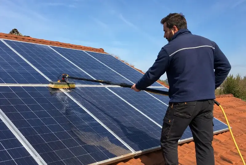 Nettoyage et entretien de panneaux solaires à Champdeniers